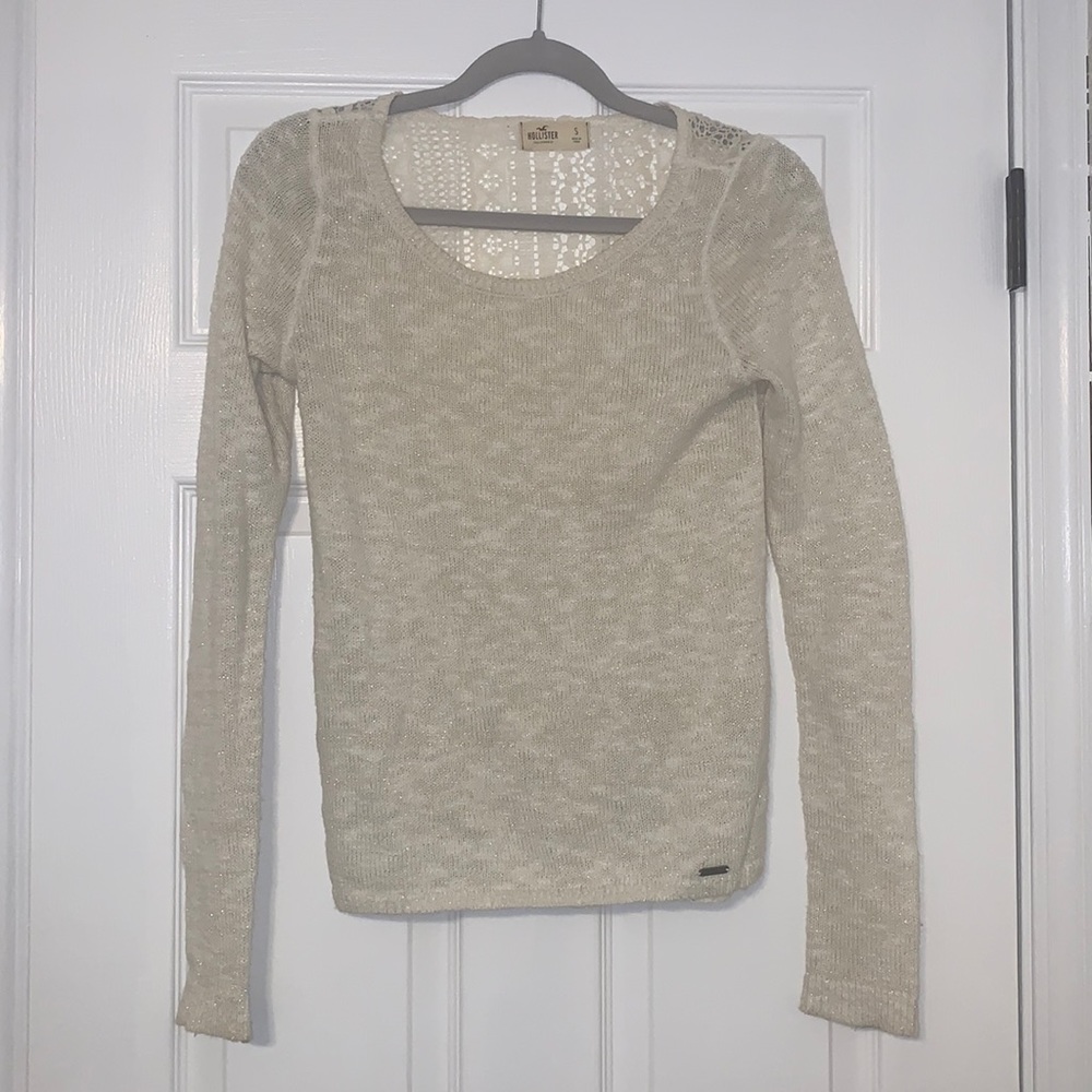 Hollister White Sweater